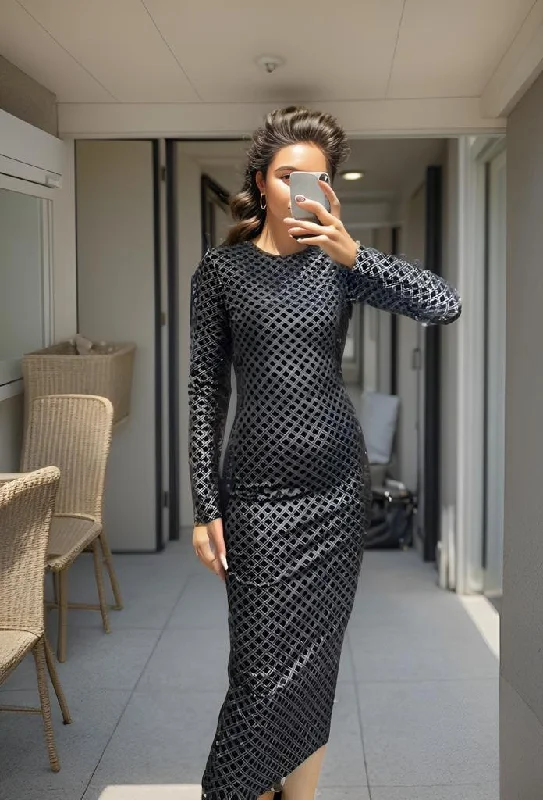 Pink Off-shoulder Bodycon Dress -Miami Bodycon Evening Dress