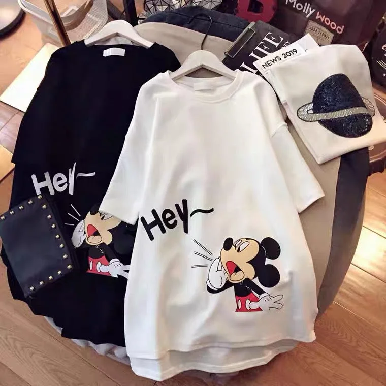 Vintage Shirt Dress-Mickey Shirt Dress