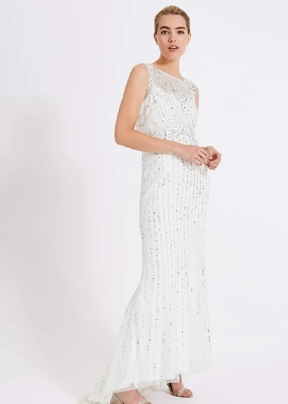 Wedding Dresses with Full Tulle Skirt for Dreamy Look -Milly Beaded Wedding Dress