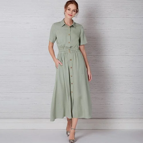 Women's Shirt Dress-New Look Shirt Dress N6651