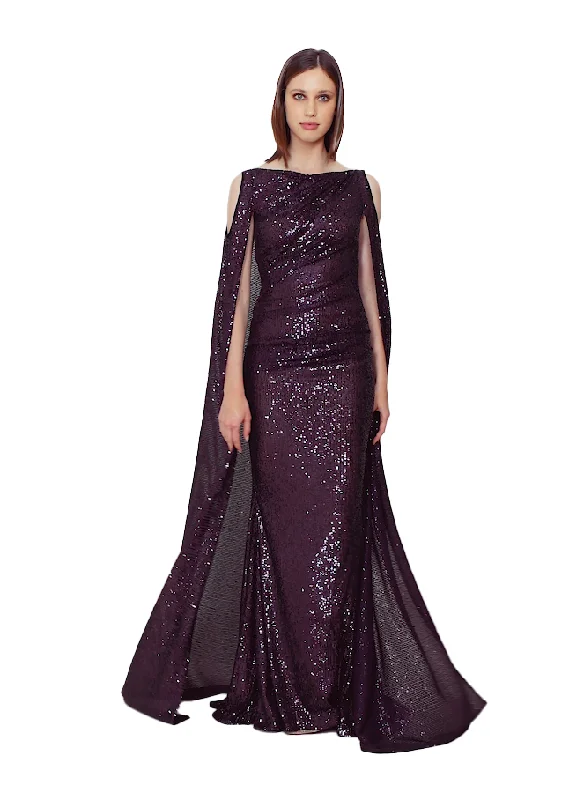 Black and White Party Dress for Classic Appeal -Talbot Runhof Women's  Evening Dress Bonoso