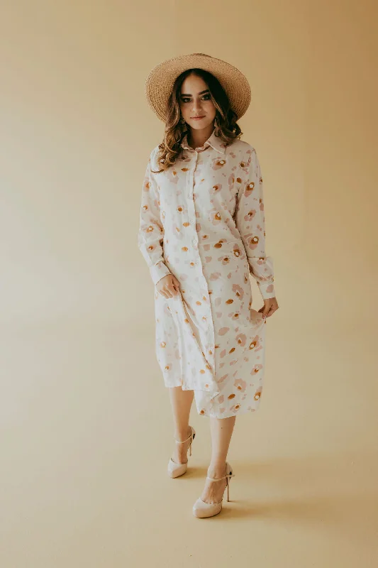 Pleated Skirt Shirt Dress-Pattern Sewciety Frances Shirt Dress