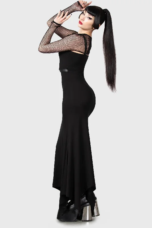 Women's Pleated Maxi Dress-Phoenix Maxi Dress