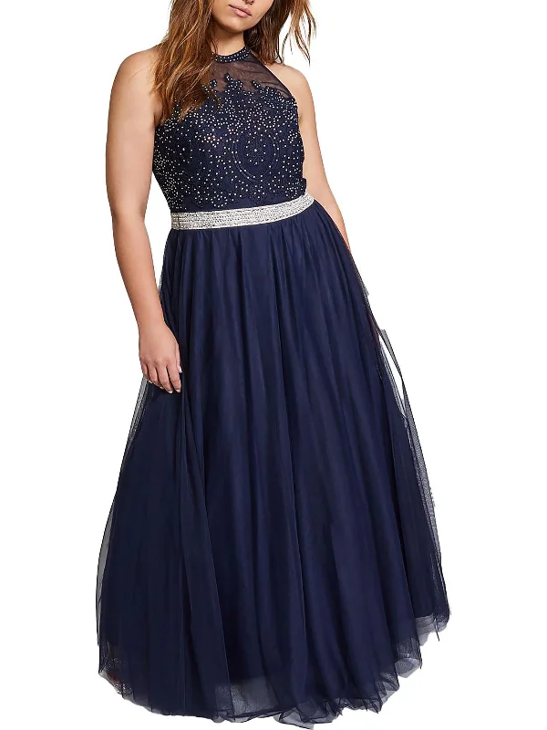 Floral Embroidery Party Dress for Romantic Look -Plus Womens Embellished Juniors Evening Dress Floral Embroidery Party Dress for Romantic Look -Plus Womens Embellished Juniors Evening Dress