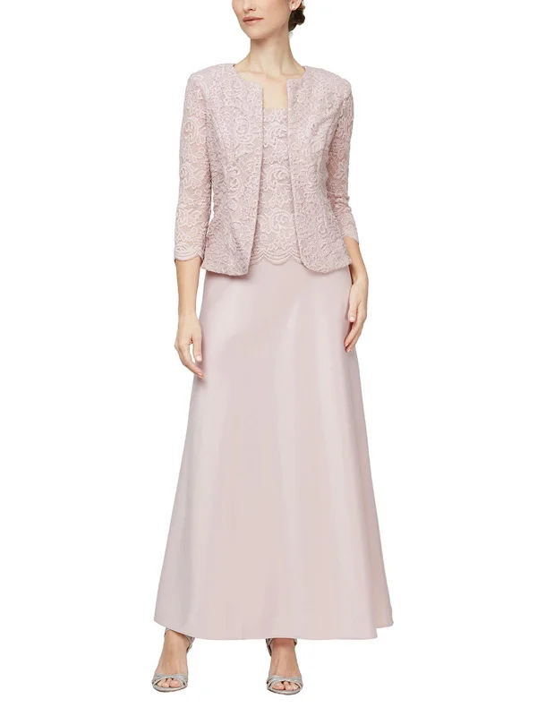 Two-Piece Party Dress for Unique Style -Plus Womens Glitter Formal Evening Dress