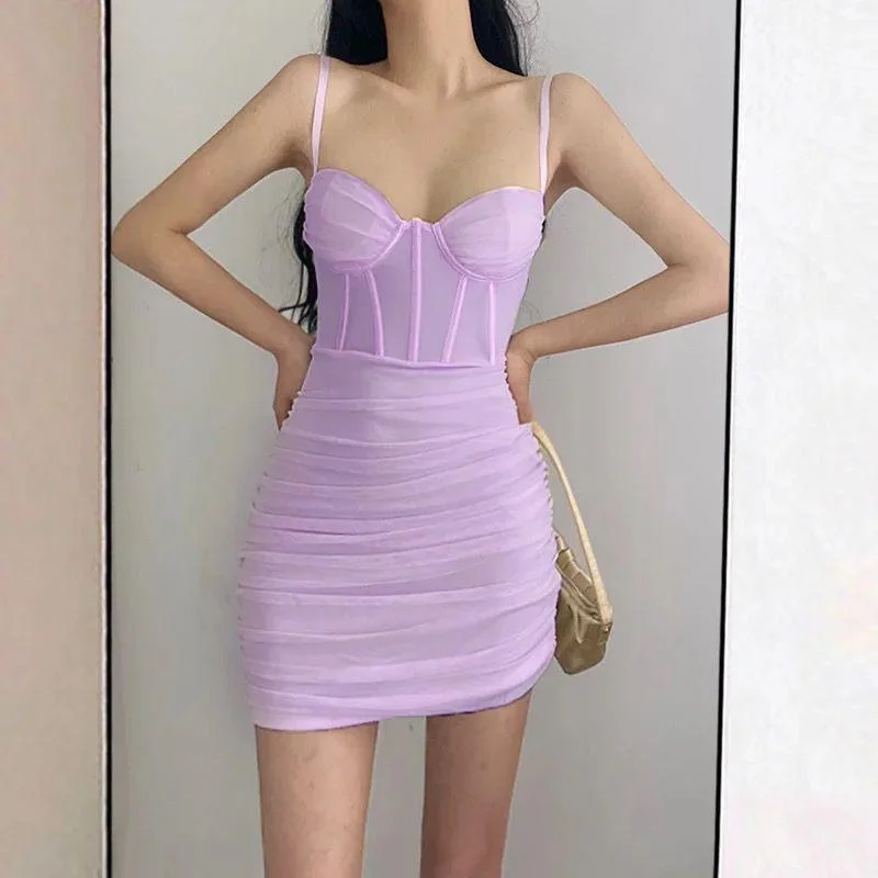 Women's Bodycon Dress with Straps -Radinka Bodycon Corset Dress