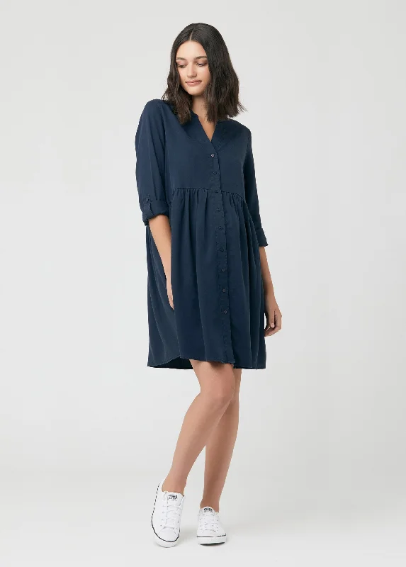 Maternity Dresses with Polka Dots -Ripe Maternity Demi Tencel Dress