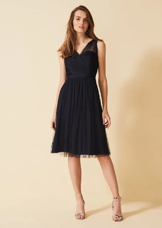 Women's Multi-layer Maxi Dress-Romy Tulle Maxi Dress