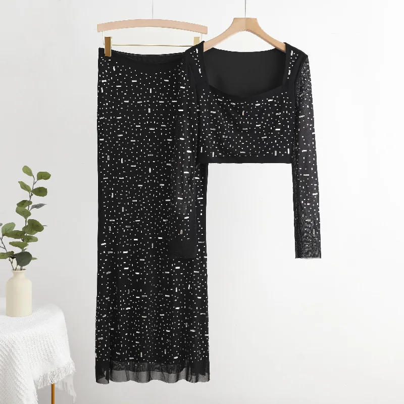 Party Dress with Floral Print for Spring -Rouder Luxe Party 2 Piece Set