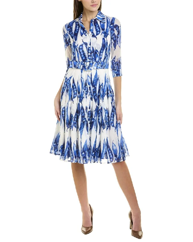 Elegant Plaid Shirt Dress-Samantha Sung Aster Shirtdress