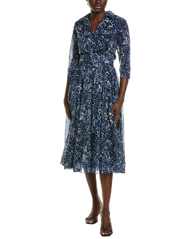 Casual High-neck Shirt Dress-Samantha Sung Aster Shirtdress