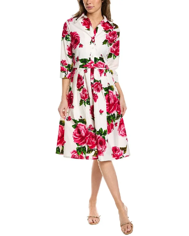 Structured Shirt Dress-Samantha Sung Audrey Shirtdress