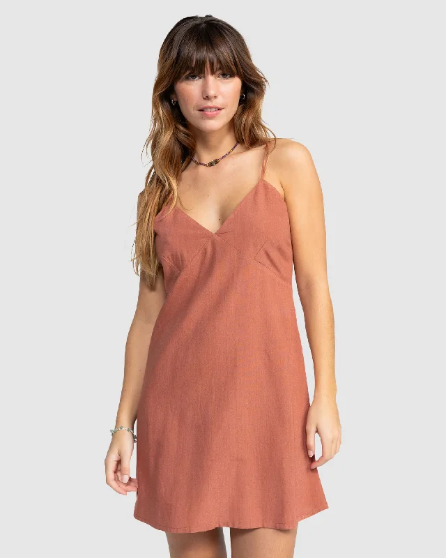 Luxurious Slip Dress for Formal-Satin Slip Dress for Day Event -Santorini Slip Dress
