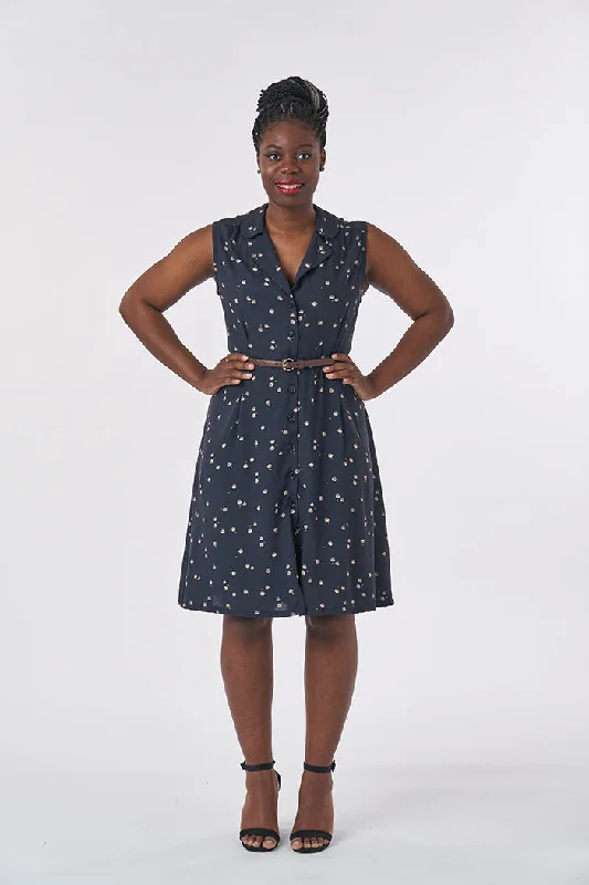 Buttoned-up Shirt Dress-Sew Over It Vintage Shirt Dress