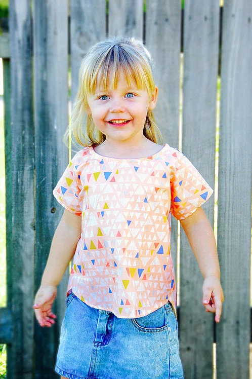 Women's Cold Shoulder Peplum Mini Dress-Sew To Grow Baby/Child Mini Bondi Top/Dress Women's Cold Shoulder Peplum Mini Dress-Sew To Grow Baby/Child Mini Bondi Top/Dress