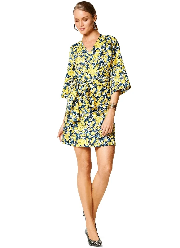 Casual Wrap Dress with Side Tie -Floral Print Wrap Dress for Summer -Burda Pattern 6207 Wrap Dress with Tie Bands –
Hem and Neckline Flounces Casual Wrap Dress with Side Tie -Floral Print Wrap Dress for Summer -Burda Pattern 6207 Wrap Dress with Tie Bands –
Hem and Neckline Flounces