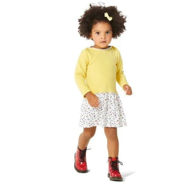 Designer Shirt Dress-Burda Pattern 9296 Babies' Shirtdress