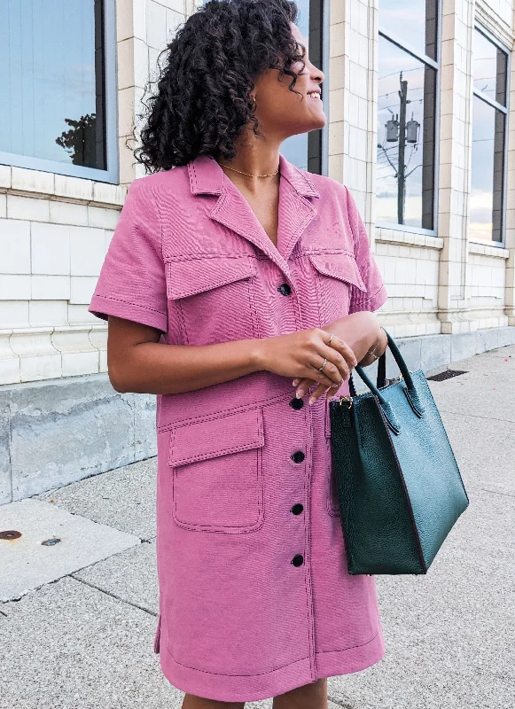 Loose Fit Shirt Dress-Know Me sewing pattern 2068 Misses' Shirt Dress by Lydia Naomi