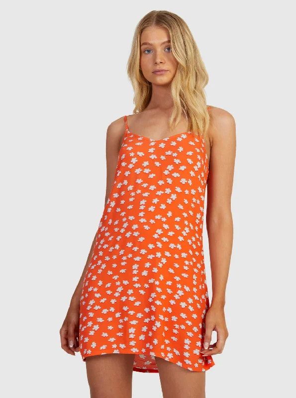 Black Satin Slip Dress -Elegant Slip Dress with Lace Details -Shine A Light Slip Dress - Tiger Lily Flower Rain