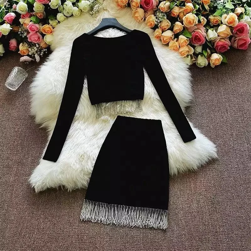 Pleated Party Dress for Elegant Evening -Sikoy Party Coord Set