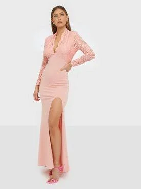 Women's V-neck Spaghetti Strap Maxi Dress-Skyla Maxi Dress