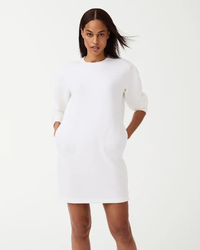Women's Allover Floral Midi Dress-SPANX® AirEssentials Crewneck Dress