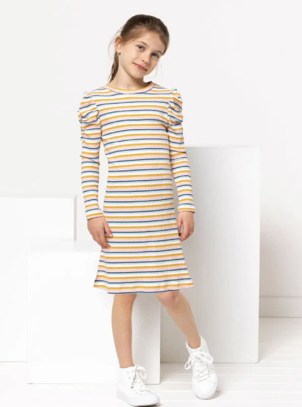 Women's Knit Sweater with Stretchy Fit -Style Arc Children's Issy Knit Top and Dress