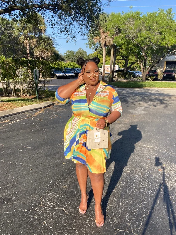 Comfortable Shirt Dress-T-shirt Dress