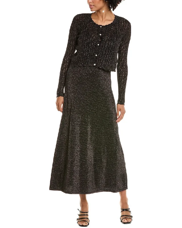 Slip Dress with Lace and Mesh -Satin Red Slip Dress with Lace Trim -Taylor 2pc Sweater & Slip Dress Set