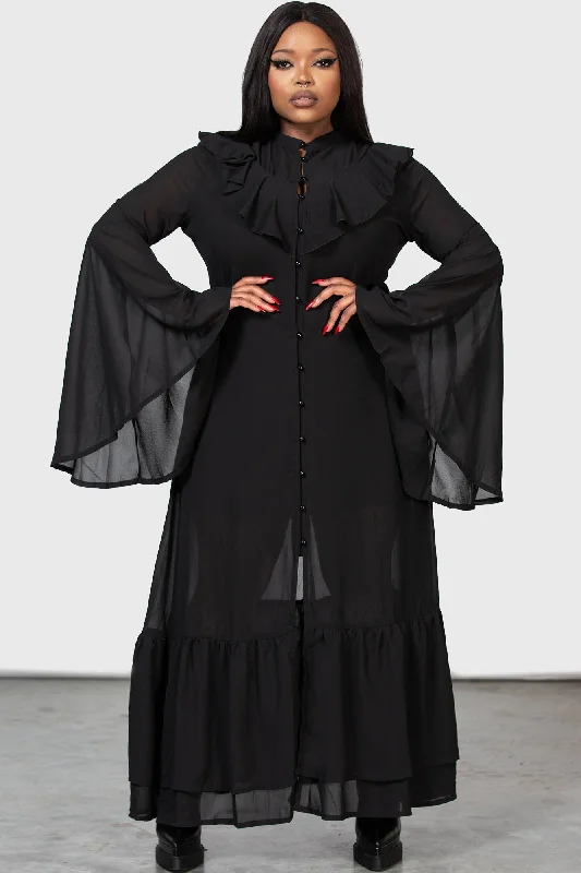 Women's Side Split Maxi Dress-Valentine Maxi Dress [PLUS]