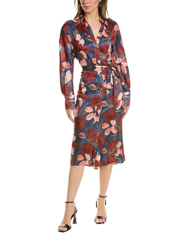 Comfortable Long Shirt Dress-Vince Nouveau Magnolia Shirtdress
