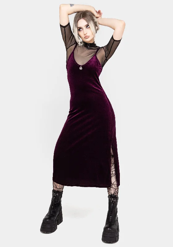 Slip Dress for Casual Friday -Casual Slip Dress for Wedding -WINONA MIDI SLIP DRESS