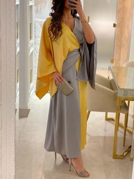 Satin Skirt Party Dress for Evening Look -Women Formal Party Evening Dress 070742584 Satin Skirt Party Dress for Evening Look -Women Formal Party Evening Dress 070742584