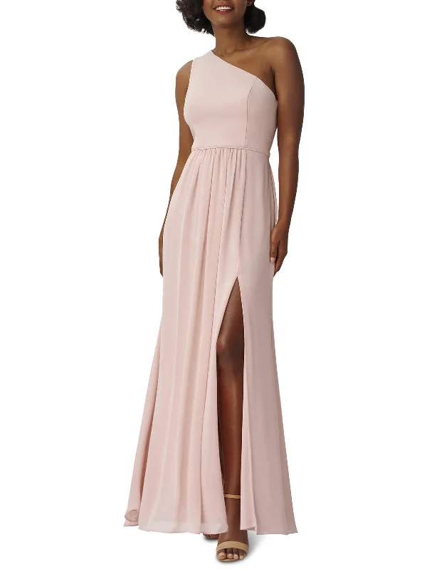 A-line Party Dress for Comfortable Fit -Womens Chiffon Maxi Evening Dress