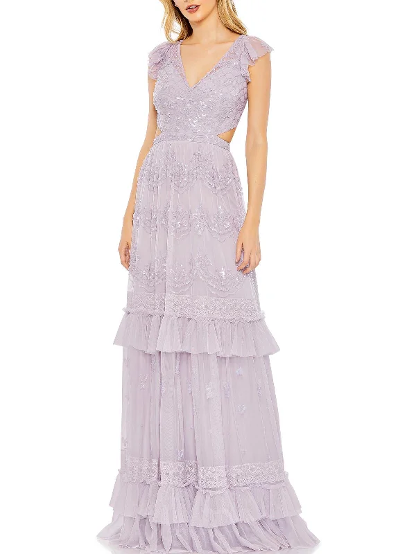 Sweetheart Neckline Party Dress for Romantic Look -Womens Cut-Out Maxi Evening Dress Sweetheart Neckline Party Dress for Romantic Look -Womens Cut-Out Maxi Evening Dress