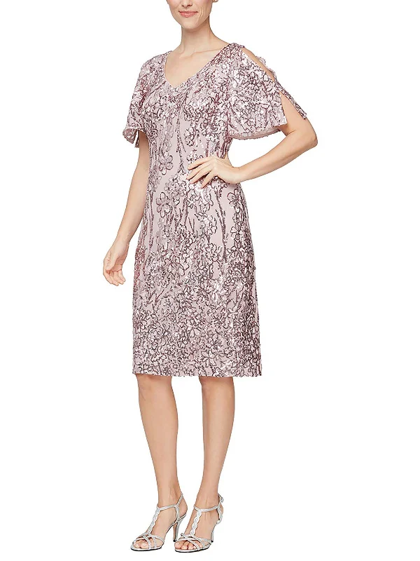 Elegant Party Dress for Women -Womens E Mesh Cocktail and Party Dress