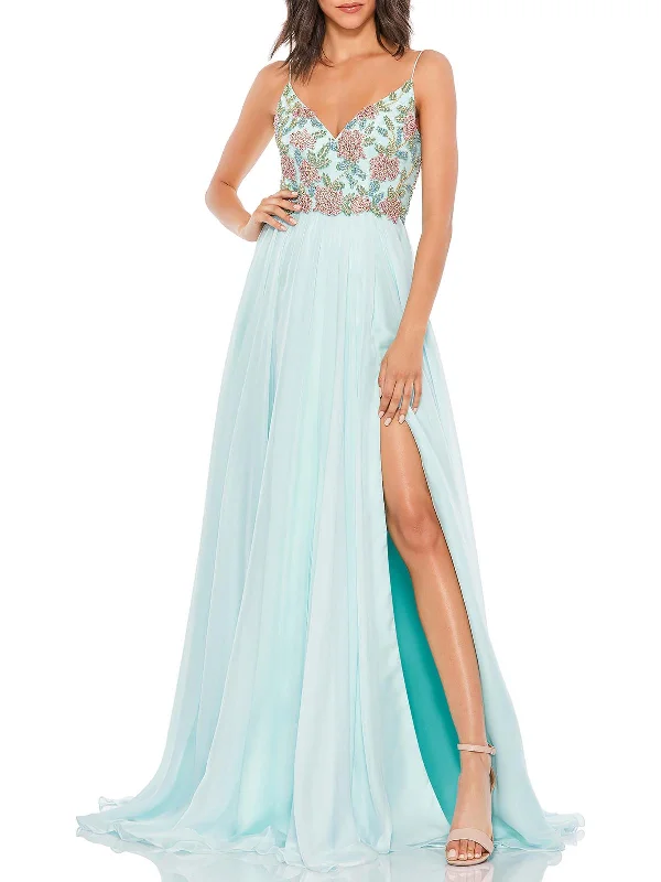 Boho Chic Party Dress for Casual Vibe -Womens Embellished Long Evening Dress