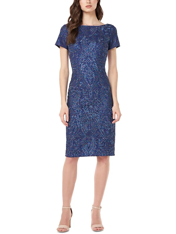 Sexy Party Dress for Night Out -Womens Embroidered V-Back Cocktail and Party Dress
