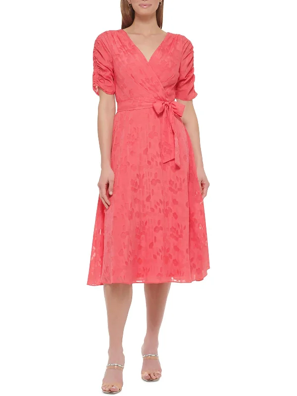 Wrap Dress with Flowing Back -High-waisted Wrap Dress -Womens Faux Wrap Long Wrap Dress Wrap Dress with Flowing Back -High-waisted Wrap Dress -Womens Faux Wrap Long Wrap Dress