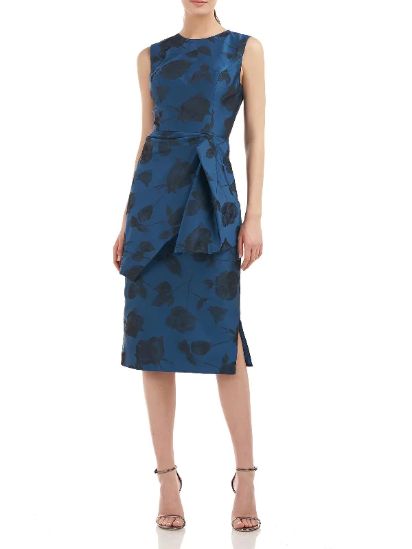 Sweetheart Neckline Party Dress for Romantic Look -Womens Floral Sheath Cocktail and Party Dress