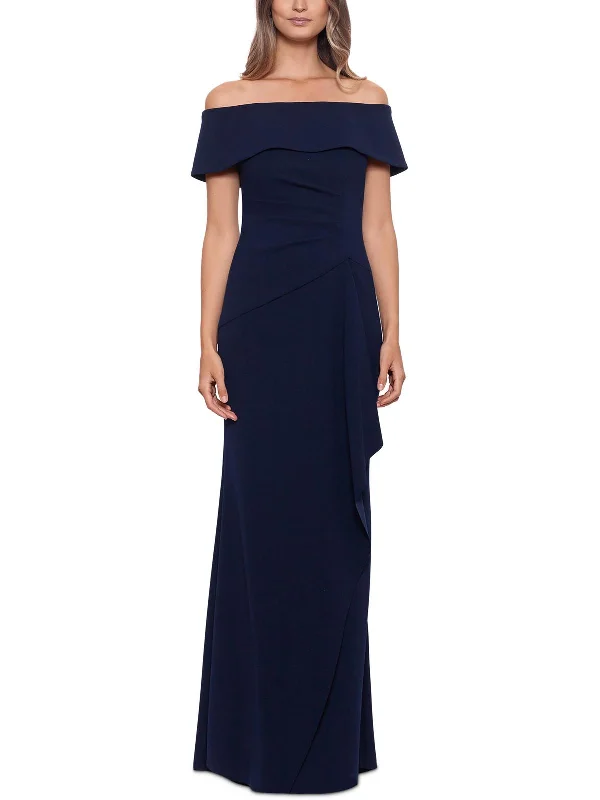 Two-Piece Party Dress for Unique Style -Womens Gown Ruched Evening Dress