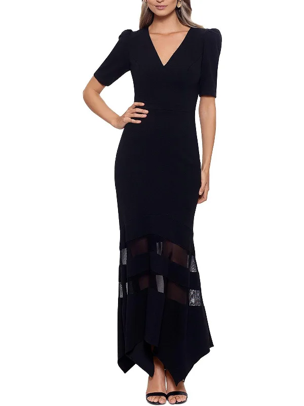 Mini Bodycon Party Dress for Bold Night Out -Womens Illusion Fit & Flare Evening Dress