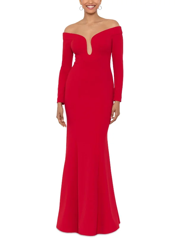 Elegant Silk Party Dress for Wedding Events -Womens Illusion Polyester Evening Dress