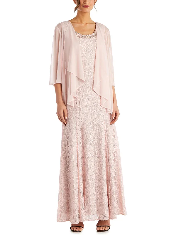 Casual Wrap Party Dress for Relaxed Vibe -Womens Jacket Maxi Evening Dress