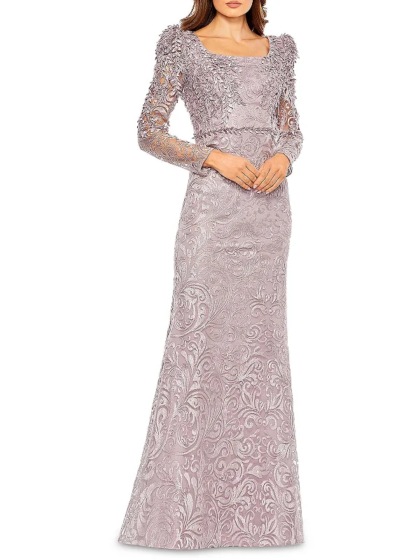 Boho Chic Party Dress for Casual Vibe -Womens Lace Long Evening Dress