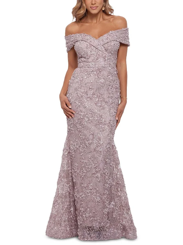 Chic Wrap Party Dress for Stylish Look -Womens Lace Sequined Evening Dress