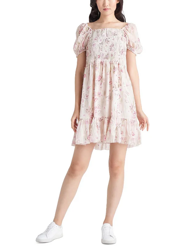 Doll Dress for Dolls 11-inch -Womens Mini Smocked Babydoll Dress