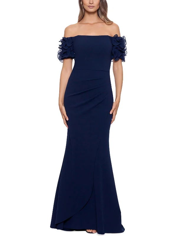 Elegant Emerald Green Party Dress for Formal Night -Womens Off-The-Shoulder Long Evening Dress