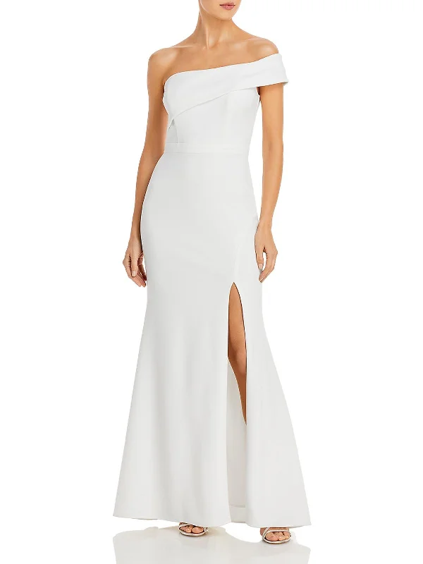 Casual Wrap Party Dress for Relaxed Vibe -Womens Off-The-Shoulder Long Evening Dress