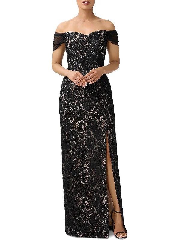Short Sleeve Party Dress for Summer Gatherings -Womens Off The Shoulder Special Occasion Evening Dress